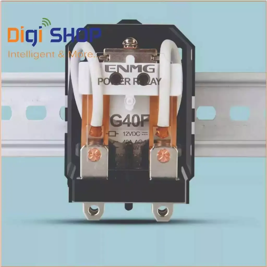 Relay Công suất cao G40F-2C 40A 2 cặp tiếp điểm cuộn hút 24V dạng cài DIN 35